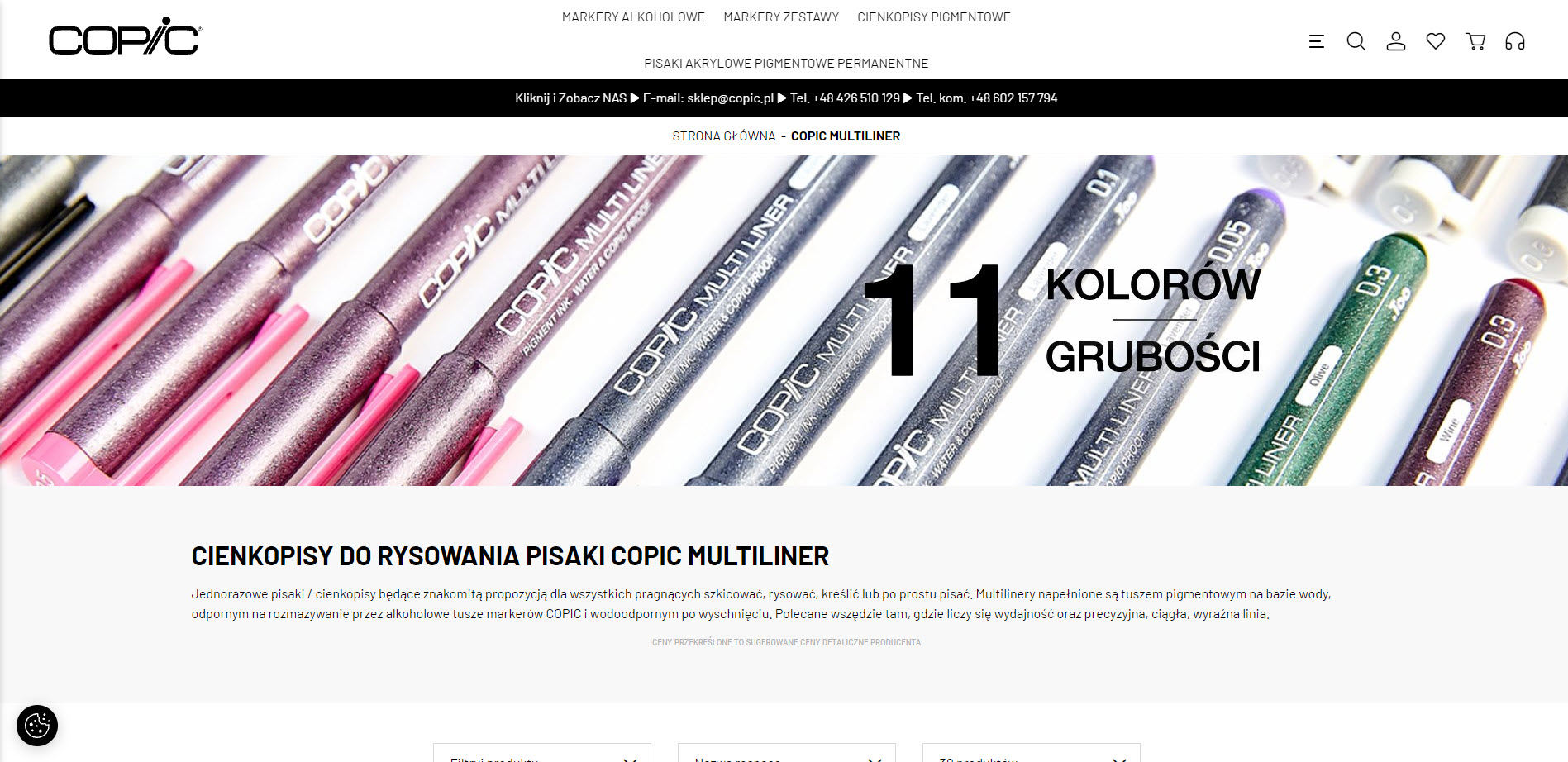 Jak dobrać cienkopisy do rysowania pod grubość linii, rodzaj tuszu i papier?